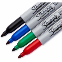 Sharpie Fine Permanent Assorted Markers Pack of 4