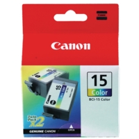 Canon Ink Cartridge Col BCI-15C Pk2