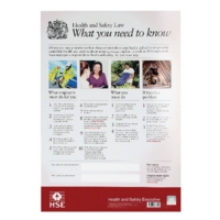 A3 Health & Safety Law Poster PVC A3 Health & Safety Law Poster PVC