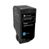 Lexmark LEX74C2SC0 Toner 7k Yield Cyan Lexmark LEX74C2SC0 Toner 7k Yield Cyan
