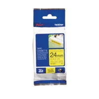 Brother Tzes651 Black On Yellow 24Mm Strong Adhesive Brother Tzes651 Black On Yellow 24Mm Strong Adhesive