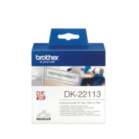 Brother Dk22113 Clear (Film) 62Mm(W) X 15.24 (L) Metre Brother Dk22113 Clear (Film) 62Mm(W) X 15.24 (L) Metre