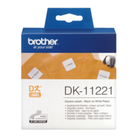Brother Dk11221 Permanent Adhesive Label:23Mm(W)X23Mm(L) Brother Dk11221 Permanent Adhesive Label:23Mm(W)X23Mm(L)