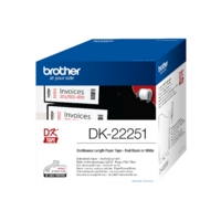 Brother Blk/Red DK-22251 Labelling Tape Brother Blk/Red DK-22251 Labelling Tape
