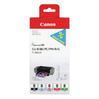 Canon CLI-8 Bk/Ph.Cyan/Ph.Mag /Rd/Grn Ink Canon CLI-8 Bk/Ph.Cyan/Ph.Mag /Rd/Grn Ink