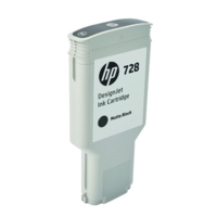 HP F9J68A 728 Ink Cartridge Black Matt 300ml HP F9J68A 728 Ink Cartridge Black Matt 300ml