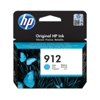 HP 912 Ink Cartridge Cyan 3YL77AE  Standard Yield