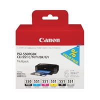Canon PGI550COLOURMP Ink Multipack Canon PGI550COLOURMP Ink Multipack