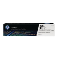 HP CE310AD 126A Toner Black Tw in Pack 2x1.2k Pages 5% Pack