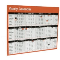 Year to View Desk Calendar 2025