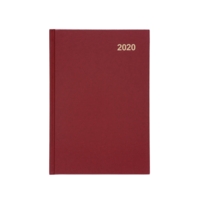 A4 Page Per Day Diary Red, 2024