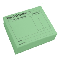 Kingswood Petty Cash Block Pad