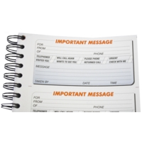 Telephone Message Book, 200 Vouchers