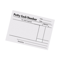 Petty Cash Pad 80 Sheets
