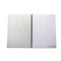 Collins A4 Soft Back Double Cash  7424