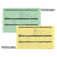 Personnel Wallet Pre-printed Green Box 50 G351R