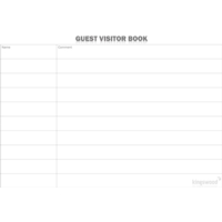Kingswood Guest Visitor Book