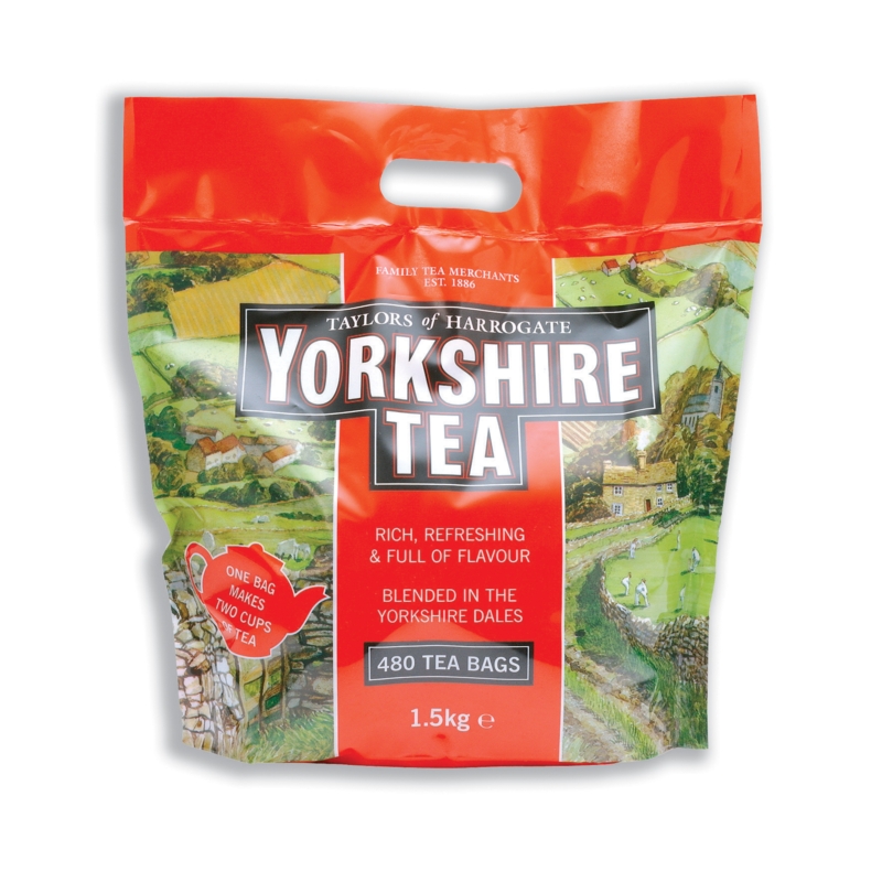 Yorkshire Tea Bags, 480 Pack: Savour Quality Tea in Every Cup –  Bulkbuydirect