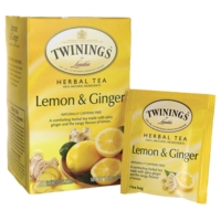 Twinings Lemon & Ginger Infusion Tea  Pack 20