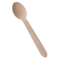 Wood Desert Spoon, Pack 100