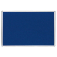 Notice Board, Aluminium Trim 600 x 450mm, Blue