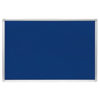 Notice Board, Aluminium Trim 900 x 600mm, Blue