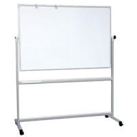 Mobile Whtiteboard, Magnetic D/Sided, Tilt, 1500 x 1200mm