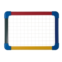 A4 Personal Drywipe Board Magnetic  Plain/Grid
