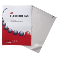 Flip Chart Pads A1 Plain   Pack 5