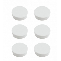 Super Strong Magnets Microbial 25mm White, Pack 10
