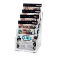 Desk Leaflet Dispenser, 4 Tier A5 Desk Leaflet Dispenser, 4 Tier A5