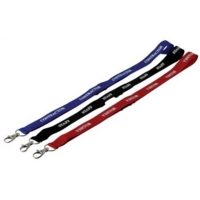 20mm Lanyard, EXHIBITOR with hook & breakaway clip