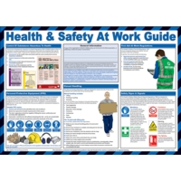 Health & Safety at Work Guide 590x420mm PVC Poster