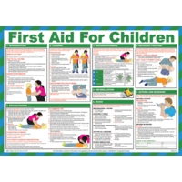 First Aid for Children Poster 590x420mm PVC