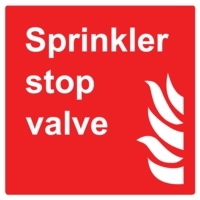 Fire Sprinkler Stop Value 100x100mm, PVC