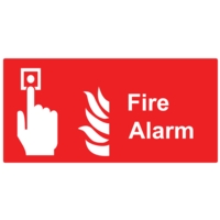 Fire Alarm 100x200mm, PVC