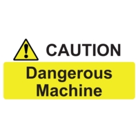 Dangerous Machine 110 x 220mm  PVC