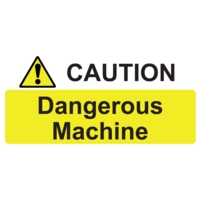 Dangerous Machine 110 x 220mm  PVC