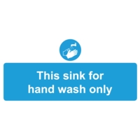 Sink for Hand Wash Only 110 x 220mm  Self Adhesive