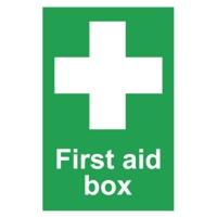 First Aid Box 150x100mm, Self Adhesive
