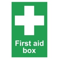 First Aid Box 150x100mm, Self Adhesive