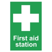 First Aid Station 150x100mm, PVC