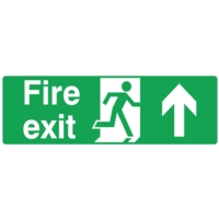 Fire Exit  UP 150x450mm, Self Adhesive