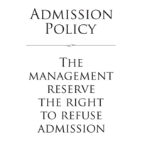 Admission Policy A4  Aluminium Look