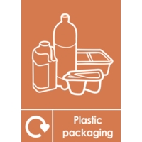 Plastic Packaging Waste A5 Window Sticker