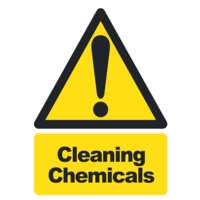 Cleaning Chemicals A5 Self Adhesive