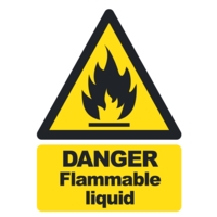Highly Flammable A5 PVC