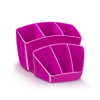 Gloss Multipot Desk Organiser Pink