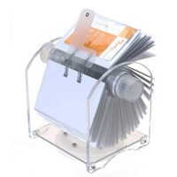 Business Card Rotator Clear Acrylic