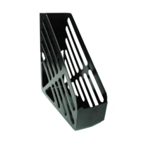 PVC Magazine Rack, Black